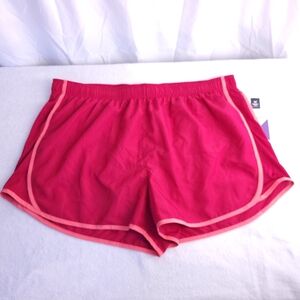 Members Mark Ladies Active Running Shorts Pink Athletic Gym Size XX-Large